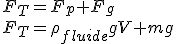 Newton appliqué à un corps immergé